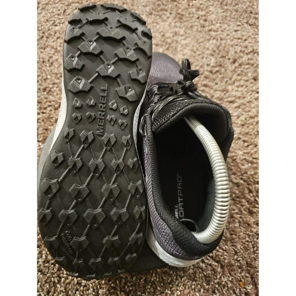 Merrell Nova 2 Junior Black Grey Trail Running Shoes MK265733 Size 6.5M